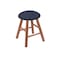 Holland Bar Stool Co Oak Vanity Stool, Medium Finish, Graph Tidal Seat RC18OSMed014 - alternate 1